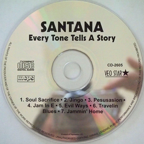 Santana : Every Tone Tells A Story (Box, Comp, Unofficial + DVD-V, Comp, Unofficial, N)