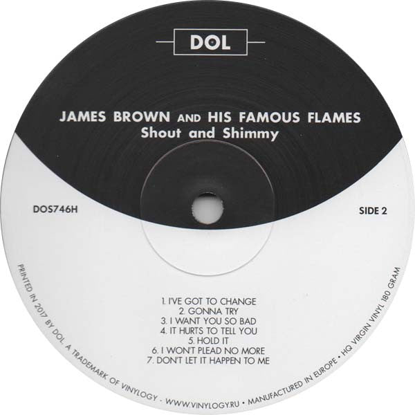 James Brown & The Famous Flames : Shout And Shimmy (LP, Comp, RE, 180)