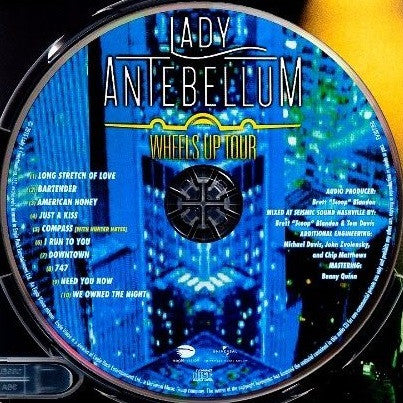 Lady Antebellum : Wheels Up Tour (DVD-V, Multichannel, NTSC + CD)