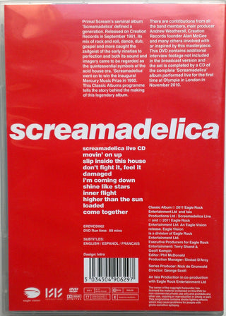 Primal Scream : Screamadelica (DVD-V, NTSC + CD, Album)