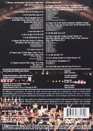 Juan Gabriel : En El Palacio De Bellas Artes (DVD-V, NTSC, Reg)