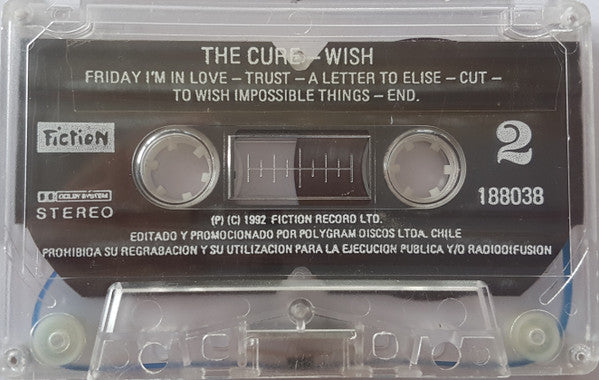 The Cure : Wish (Cass, Album, U-C)