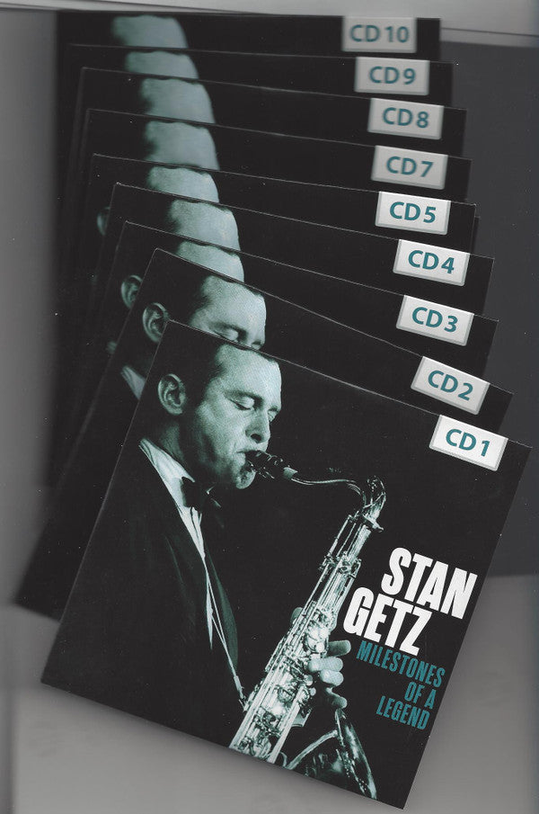 Stan Getz : Milestones Of A Legend (10xCD, Comp, RE + Box)