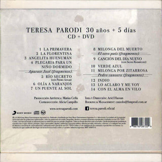 Teresa Parodi : 30 Años + 5 Días (CD + DVD)