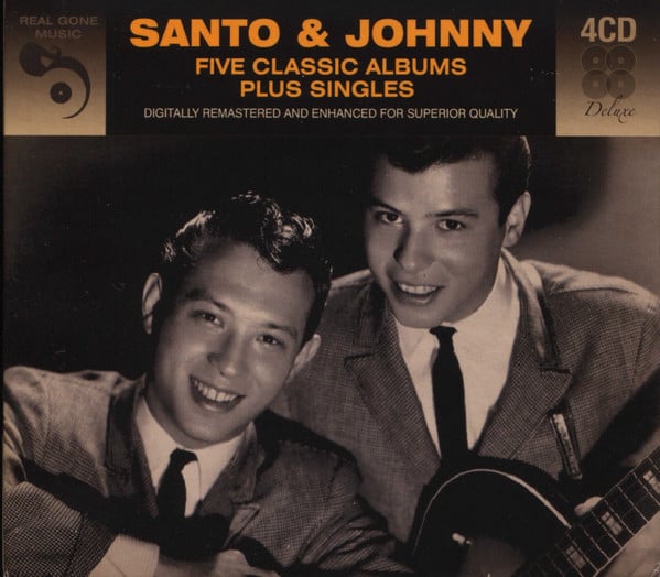 Santo & Johnny : Five Classic Albums Plus Singles (4xCD, Comp, Dlx, RM)