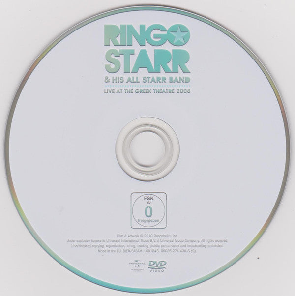 Ringo Starr And His All-Starr Band : Live At The Greek Theatre 2008 (DVD-V)