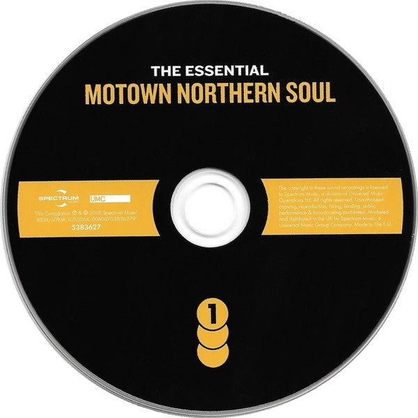 Various : The Essential Motown Northern Soul (3xCD, Comp)