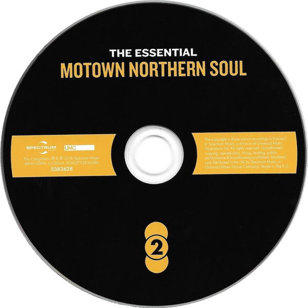 Various : The Essential Motown Northern Soul (3xCD, Comp)