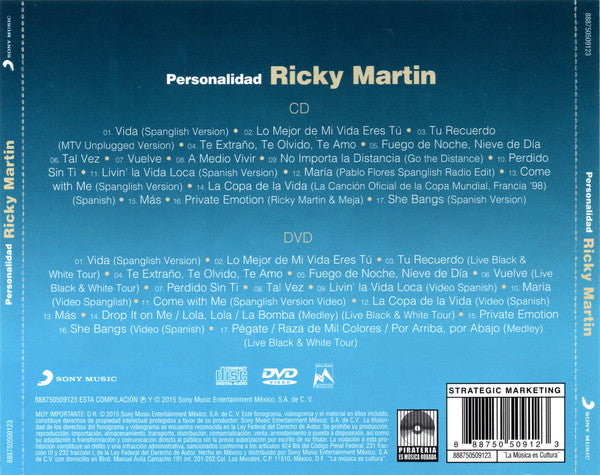 Ricky Martin : Ricky Martin (CD, Comp + DVD-V, Comp, NTSC)