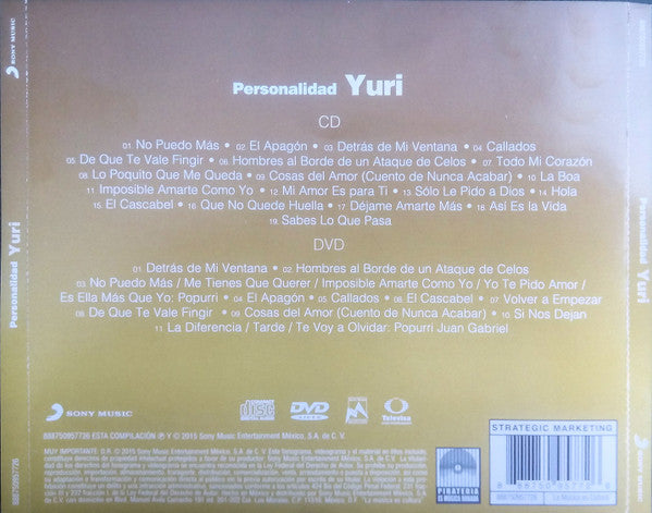 Yuri (3) : Personalidad (CD, Comp + DVD-V, Comp, NTSC)