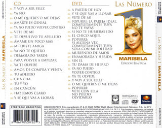 Marisela : Las Número 1 (CD + DVD, NTSC + Comp, Ltd)