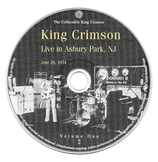 King Crimson : The Collectable King Crimson Volume One (Live In Mainz, 1974 / Live In Asbury Park, 1974) (CD, Album, RE + CD, Album, RE + Comp)