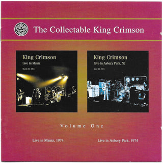 King Crimson : The Collectable King Crimson Volume One (Live In Mainz, 1974 / Live In Asbury Park, 1974) (CD, Album, RE + CD, Album, RE + Comp)