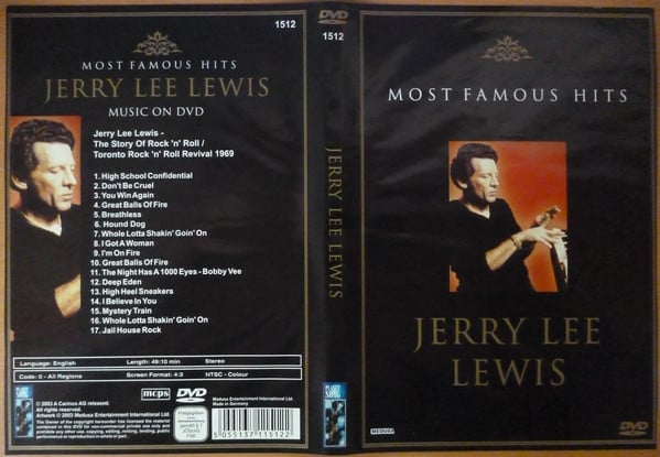 Jerry Lee Lewis : Most Famous Hits (DVD-V, NTSC, Reg)