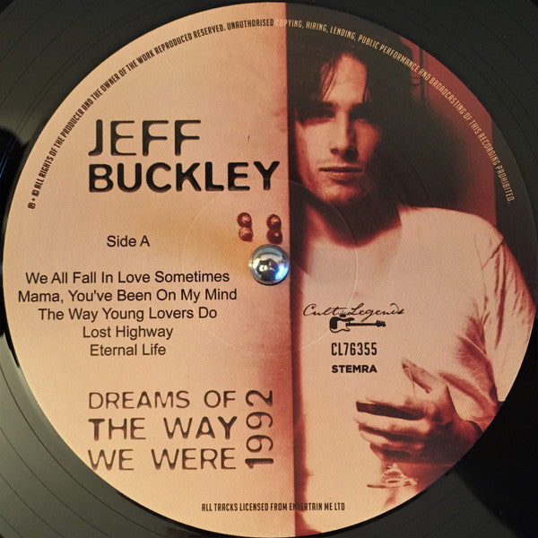 Jeff Buckley : Dreams Of The Way We Were 1992 (LP, Unofficial, 180)