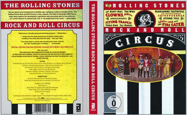 The Rolling Stones : The Rolling Stones Rock And Roll Circus (Blu-ray, RE, RM, Multichannel, Dol + DVD-V, RE, RM)