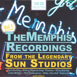 Various : The Memphis Recordings From The Legendary Sun Studios Vol 1 (10xCD, Comp, Mono + Box)