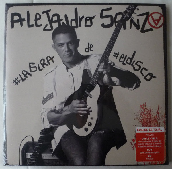 Alejandro Sanz : ＃LAGIRA de ＃ELDISCO (Box + 2xLP, Comp + DVD-V, Comp + CD, Comp)