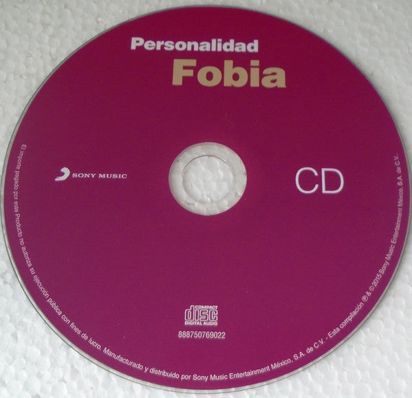 Fobia (2) : Personalidad (CD, Comp + DVD, Comp)