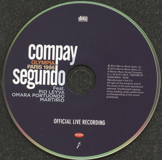 Compay Segundo : Olympia Paris 1998: Official Live Recording (CD, Album, Comp + DVD, Album, Comp)