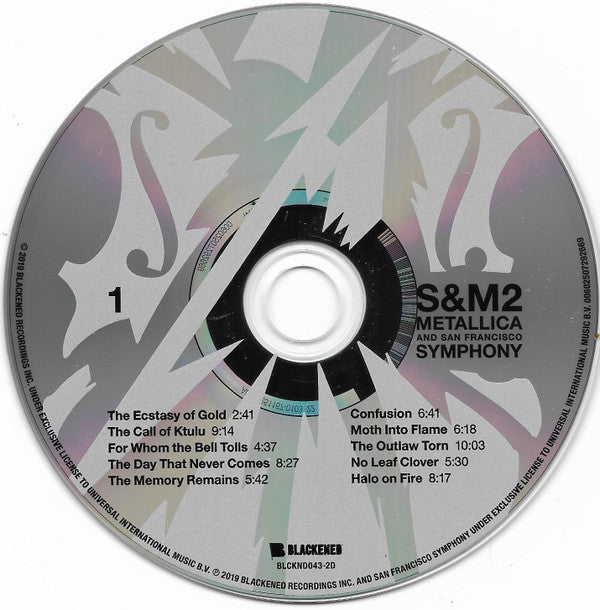 Metallica & San Francisco Symphony : S&M2 (2xCD, Album + DVD, NTSC + Dlx, Dig)