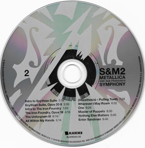 Metallica & San Francisco Symphony : S&M2 (2xCD, Album + DVD, NTSC + Dlx, Dig)