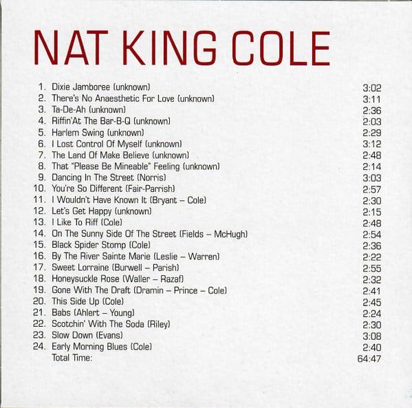 Nat King Cole : Nat King Cole 10 CD Set (10xCD, Comp, Mono + Box)