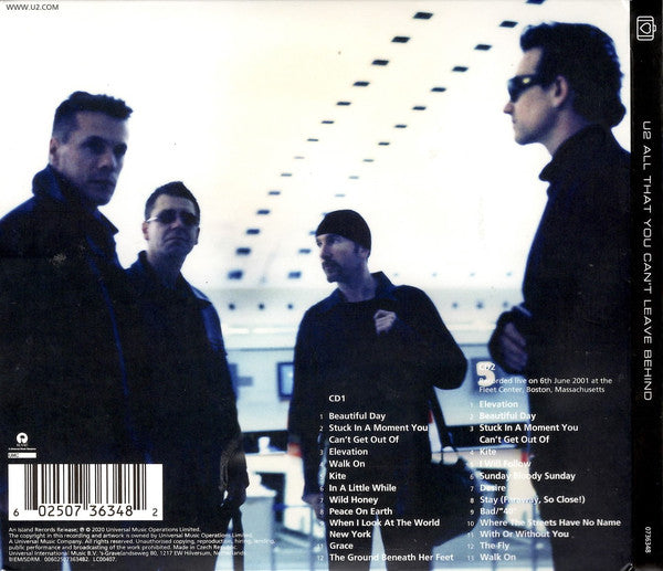 U2 : All That You Can't Leave Behind (2xCD, Album, Dlx, RM, Dig)