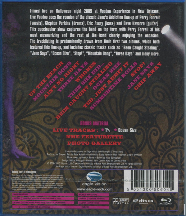 Jane's Addiction : Live Voodoo (Blu-ray)