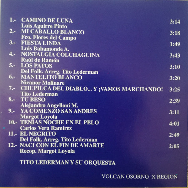 Tito Ledermann Y Su Orquesta : Chile A Gran Orquesta (CD, Comp)