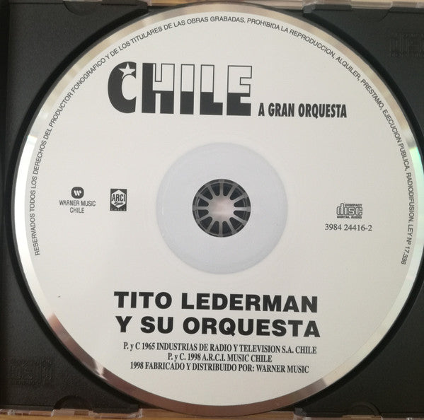 Tito Ledermann Y Su Orquesta : Chile A Gran Orquesta (CD, Comp)