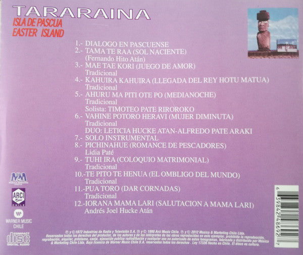 Tararaina : Isla De Pascua Easter Island (CD, Album, RE, RM)