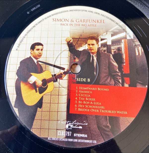 Simon & Garfunkel : Back In The Big Apple (LP, Unofficial)