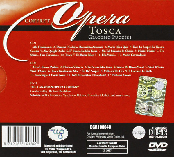 Giacomo Puccini : Tosca (Coffret Opera) (Box + DVD)