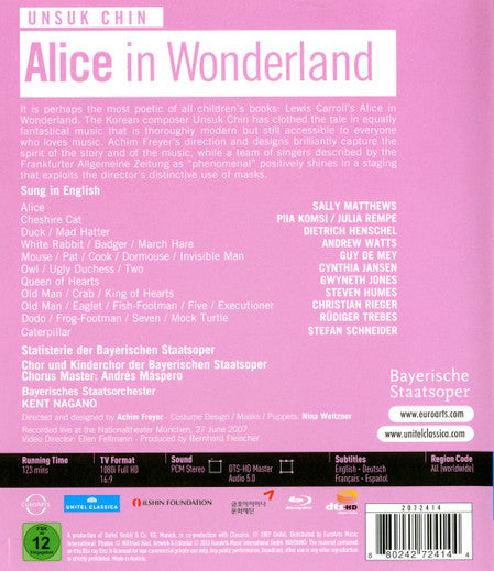 Unsuk Chin : Alice in Wonderland (Blu-ray)