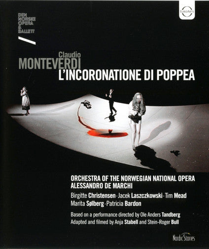 Claudio Monteverdi - Orchestra of the Norwegian National Opera, Alessandro De Marchi : L'Incoronatione Di Poppea (Blu-ray)