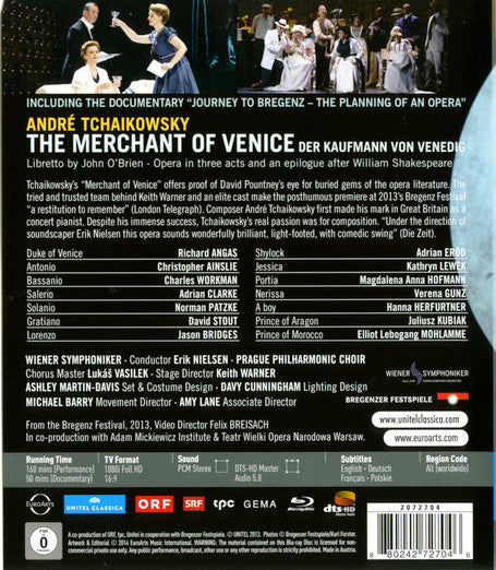 André Tchaikowsky : The Merchant Of Venice (Blu-ray)