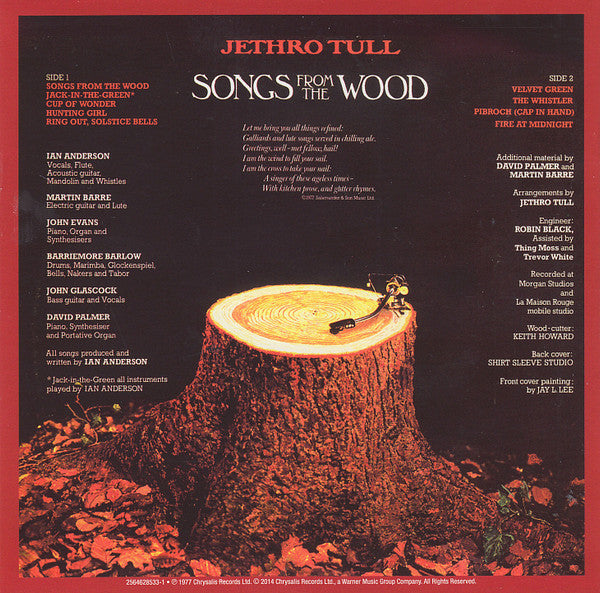 Jethro Tull : Original Album Series (CD, Album, RE, RP + CD, Album, RE, RP + CD, Album,)