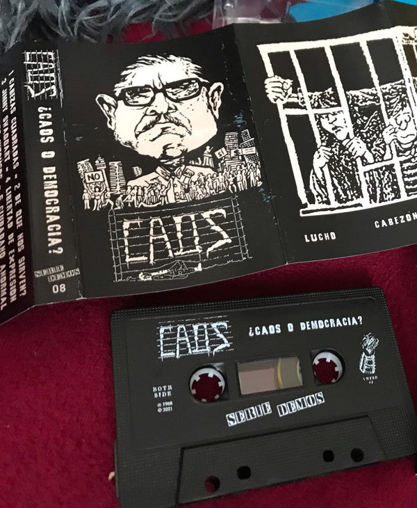 Caos (3) : ¿Caos O Democracia? (Cass, S/Sided, Album, Ltd, RE, Bla)