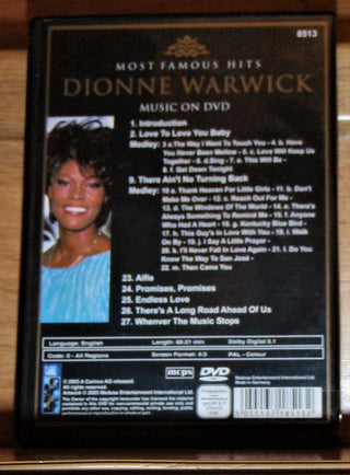Dionne Warwick - Most Famous Hits - The Lady - Live