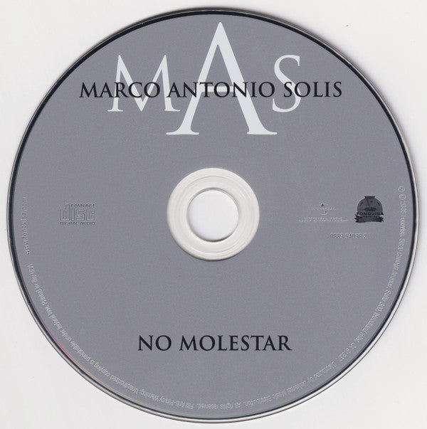 Marco Antonio Solís : No Molestar (Edicion Deluxe) (CD, Album + DVD, Dlx)