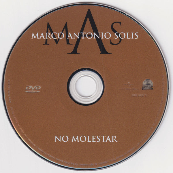 Marco Antonio Solís : No Molestar (Edicion Deluxe) (CD, Album + DVD, Dlx)