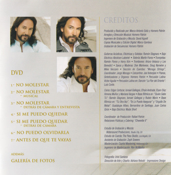 Marco Antonio Solís : No Molestar (Edicion Deluxe) (CD, Album + DVD, Dlx)