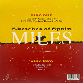 Miles Davis : Sketches Of Spain (LP, Album, RE)