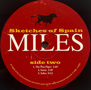 Miles Davis : Sketches Of Spain (LP, Album, RE)