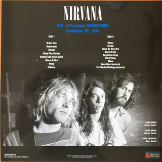 Nirvana : Live At Paradiso, Amsterdam - November 25, 1991 (LP, Unofficial, Tur)