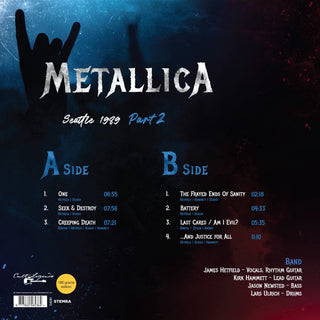 Metallica : Seattle 1989 Part 2 (LP, Unofficial, 180)