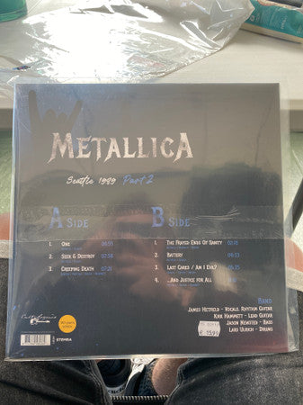 Metallica : Seattle 1989 Part 2 (LP, Unofficial, 180)