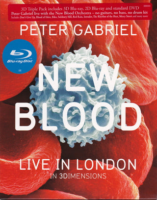 Peter Gabriel : New Blood - Live In London (2xBlu-ray, Multichannel + DVD-V, Multichannel, NTS)