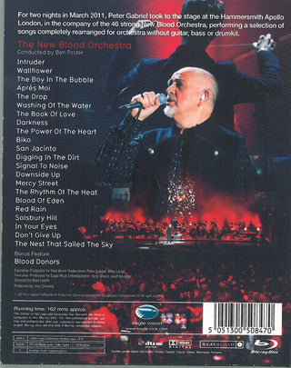 Peter Gabriel : New Blood - Live In London (Blu-ray, Multichannel)